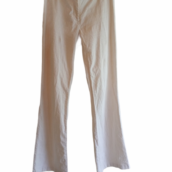 Ana Capri Flare Off-white Jeans with Spandex - Picture 1 of 7